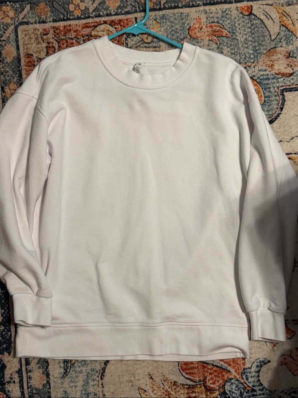 lululemon athletica Men's White Crewneck Pullover